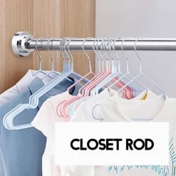 Hot Torkställ teleskopstång VIT 50-80CM vit 50-80cm-50-80cm white