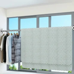 Hot Torkställ teleskopstång VIT 50-80CM vit 50-80cm-50-80cm white