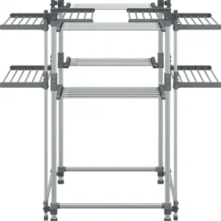 Best vidaXL Torkställ 107x107x120 cm aluminium