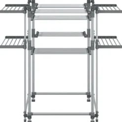 Best vidaXL Torkställ 107x107x120 cm aluminium