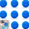 Torktumlare bollar, 8 tvättbollar, återanvändbar tvättboll Accelererad