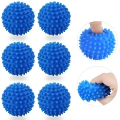 New Torktumlare bollar 6-pack torkbollar tvättbollar för kläder