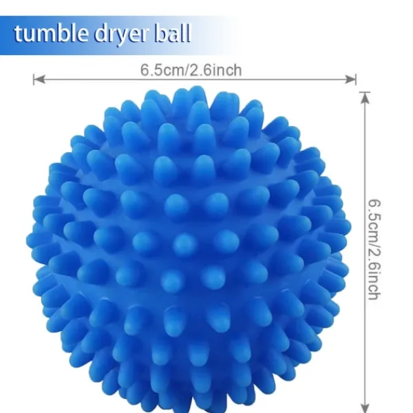 New Torktumlare bollar 6-pack torkbollar tvättbollar för kläder