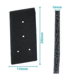 Best Torktumlare Filter 4-pack - Whirlpool 481010716911 - Svart - Effektiv luddavlägsning, enkel installation