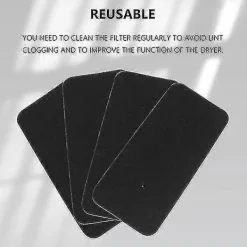 Discount Torktumlare Filter 8-pack Svart Hoover Candy 40006731 Svart