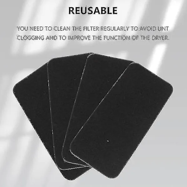 Best Torktumlare Filter 8-pack Svart Hoover Candy 40006731 Svart