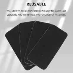 Clearance Torktumlare Filter 8-pack Svart Hoover Candy 40006731 Svart