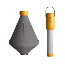 Outlet Torktumlare Låg Ljud Bärbar Skotorktumlare med Tygöverdrag för Hem Sovsal Resa Orange EU-kontakt 220V