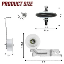 Sale Torktumlare Reparationssats Inkluderar Dc97-16782a Torktumlare Trumrulle & Dc93-00634a Torktumlare Spännrulle & 6602-0016