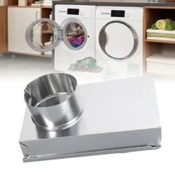 Hot Torktumlare Ventilationskit Aluminiumlegering Slät Innervägg Universal Torktumlare Ventilationsperiskop Ersättning