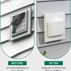 Torktumlare Ventilationslock Dubbeldörr Torktumlare Cover NO-PEST VENT