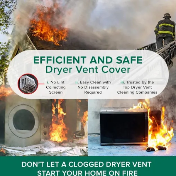 Torktumlare Ventilationslock Dubbeldörr Torktumlare Cover NO-PEST VENT