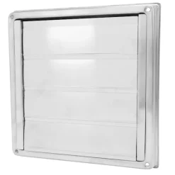 Online Torktumlare Ventilationsskydd 4 Tum Fyrkantigt 304 Rostfritt Stål Exteriör Utomhus Väggventilationsskydd med Nylon Mesh för att Hålla Regn Snö Vind Eller Fåglar Ute | Fyndiq