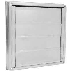 Online Torktumlare Ventilationsskydd 4 Tum Fyrkantigt 304 Rostfritt Stål Exteriör Utomhus Väggventilationsskydd med Nylon Mesh för att Hålla Regn Snö Vind Eller Fåglar Ute | Fyndiq