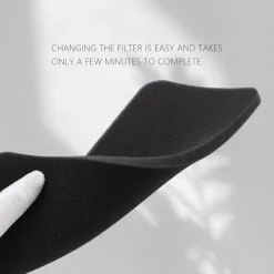 New INF Torktumlarfilter för Hoover Candy 40006731 Svart