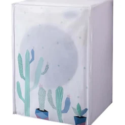 Sale Blue dream Torktumlaröverdrag, Vattentätt Tvättmaskinsöverdrag, Dammtätt PEVA Tvättmaskinsöverdrag Lämplig för 6-8 kg Trumtvättmaskiner och Torktumlare (60*56*83cm, Kaktus) | Fyndiq