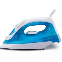 Outlet Torr, spray och vertikal strykning i blått, handhållen ånga