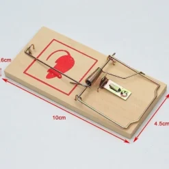 NeunWolken Traditionell musfälla - Musfälla gnagarefällor återanvändbar trä & hållbar skadedjursbekämpning