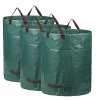 Clearance Trädgårdssäck Big Bag Set Säck Säck Trädgårdssop Säck 300L*3PC