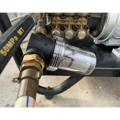 Trädgårdsslangfilter för högtryckstvättens vatteninlopp, sedimentfilter, 40 mesh sil, extra 100 mesh