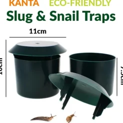 Clearance Trädgårdssnigel- och snigelfälla Miljövänlig giftfri plast Skadedjursfångare Låda Säker Utomhus Trädgårdsblommor (8-pack)