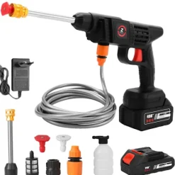 Hot OEM Trådlös högtryckstvätt, 20000mAh batteri, 3000W motor,30 000 mAh Batteri