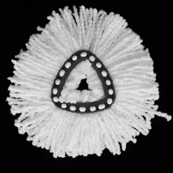 New Triangulär fiber moppduk mopptillbehör, passar O-Cedar (4 st)