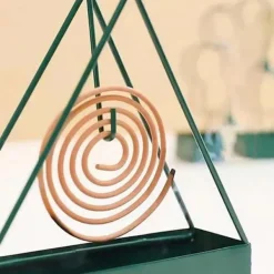 Hot Triangulär Myggspolehållare, Insektsmedel & Brandsäker Green