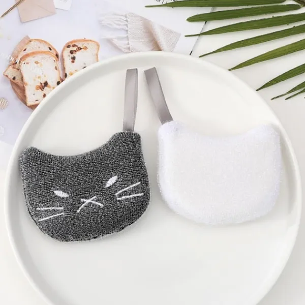 Outlet Trämassa Disksvamp Disktvätt Bomull Block Pot Torka color random