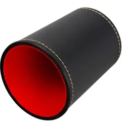 New unbranded Tärningsbehållare Tärningsspel Del Tärningsskakare Behållare PU Läder Barverktyg