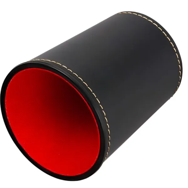 New unbranded Tärningsbehållare Tärningsspel Del Tärningsskakare Behållare PU Läder Barverktyg