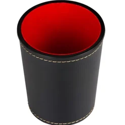 New unbranded Tärningsbehållare Tärningsspel Del Tärningsskakare Behållare PU Läder Barverktyg