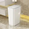 Discount Trycklock Soptunna Papperskorg Avfallsbehållare, Återvinningskorg 10L (Vit)