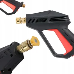 Best Rosfix Tryckpistol Fortis 4000 PSI + 5 Quick Connect Munstycken – M22 | Adapter EasyLock | Kompatibel med Karcher HD, Lavor, Parkside