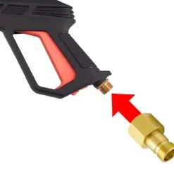 Best Rosfix Tryckpistol Fortis 4000 PSI + 5 Quick Connect Munstycken – M22 | Adapter EasyLock | Kompatibel med Karcher HD, Lavor, Parkside