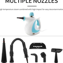 Discount Unbranded Trycksatt Handhållen Multi-Yta Naturlig Ångrengörare, Multifunktionell Ångare för Hemmabruk, Ångare för Rengöring av Golv, Bil
