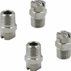 Online Trycksättningsrengöringsmunstycken - Sektormunstycke Ersättningstillbehör Rostfritt Stål 1/4'' Gänganslutning 65 Grader Op