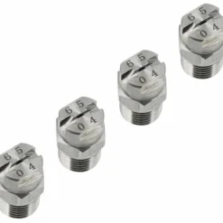 Online Trycksättningsrengöringsmunstycken - Sektormunstycke Ersättningstillbehör Rostfritt Stål 1/4'' Gänganslutning 65 Grader Op