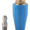 Outlet Trycktvätt Turbo Roterande Munstycke 4.0GPM Hög Hastighet 1/4" Snabbkopplingsplugg 3600PSI / 250 BAR Rengöringstillbehör 2.5