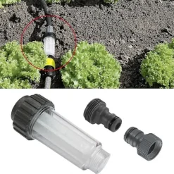Discount Trycktvätt Vattenfilter Kompatibelt med Karcher K2 K3 K4 K5 K6 K7 G3/4' 175psi Vattenfilter Biltvätt Trycktvätt Tillbehör (FMY)