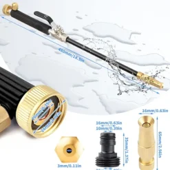 Sale Trycktvättar Lance, Justerbar Högtrycksspruta, Högtrycksslangmunstycke, med 3 Munstycken