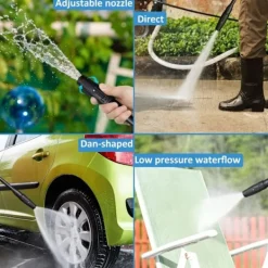 Sale Trycktvättarspistol, 150Bar Pistolsats för Karcher k2 k3 k4 k5 k6 k7 Trycktvättartillbehör med Justerbart Munstycke KLB