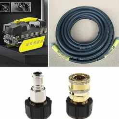 Best unbranded Trycktvättslangadapter Hon till 3/8 Han Snabbkoppling och 3/8 Hon Snabbkoppling till M22 14mm Hon