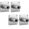 Best Trycktvätts-Skumkanonhållare, 1/4 tum Snabbkoppling Automatisk Skumkanonfäste, Rostfritt Stål 4 st