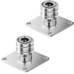 Best Trycktvätts-Skumkanonhållare, 1/4 tum Snabbkoppling Automatisk Skumkanonfäste, Rostfritt Stål 4 st