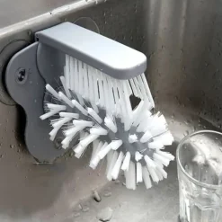 Hot TS-Diskborste med sugproppar 2-pack - För glas