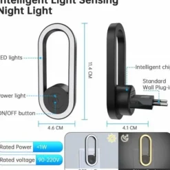 Sale TS-Set med 4 Elektroniska Ultraljudsskrämmare för Insekter och Anti-gnagare för Gnagare, Möss, Myggor, Spindlar, Kackerlackor, Flugor