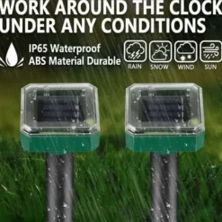 Online TS-Solcellsdriven Mullvadsavvisare med Ultraljud Intelligent 2-pack, Solcellsdriven Musavvisare Utomhus, Solcellsdrivna Mullvadsavvisare för Mullvadar, Sorkar | Fyndiq