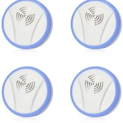 Best TS-Ultraljud Myggavvisare 4-pack, elektronisk ultraljuds skadedjursbekämpare och anti-gnagare för gnagare möss myggor kackerlackor spindlar flugor N | Fyndiq