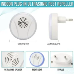 Best TS-Ultraljud Myggavvisare 4-pack, elektronisk ultraljuds skadedjursbekämpare och anti-gnagare för gnagare möss myggor kackerlackor spindlar flugor N | Fyndiq